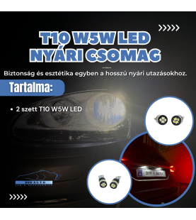 T10 W5W LED Nyári Csomag